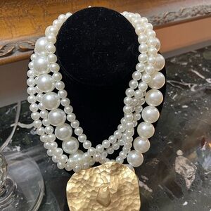 Classic White Pearl Necklace